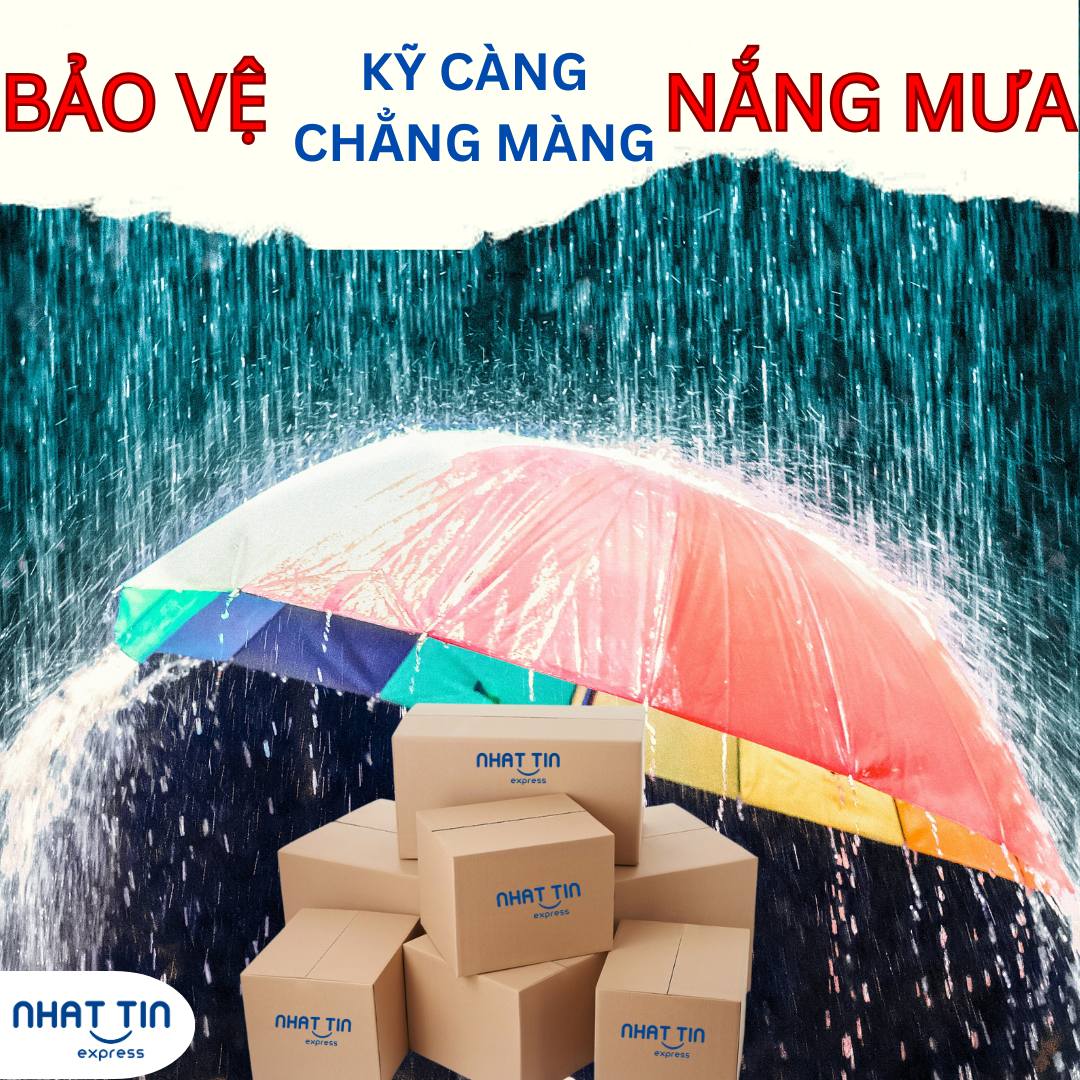 Cách Đóng Gói Hàng Hóa Trong Mùa Mưa Bão Để Vận Chuyển An Toàn Cùng Nhất Tín Express